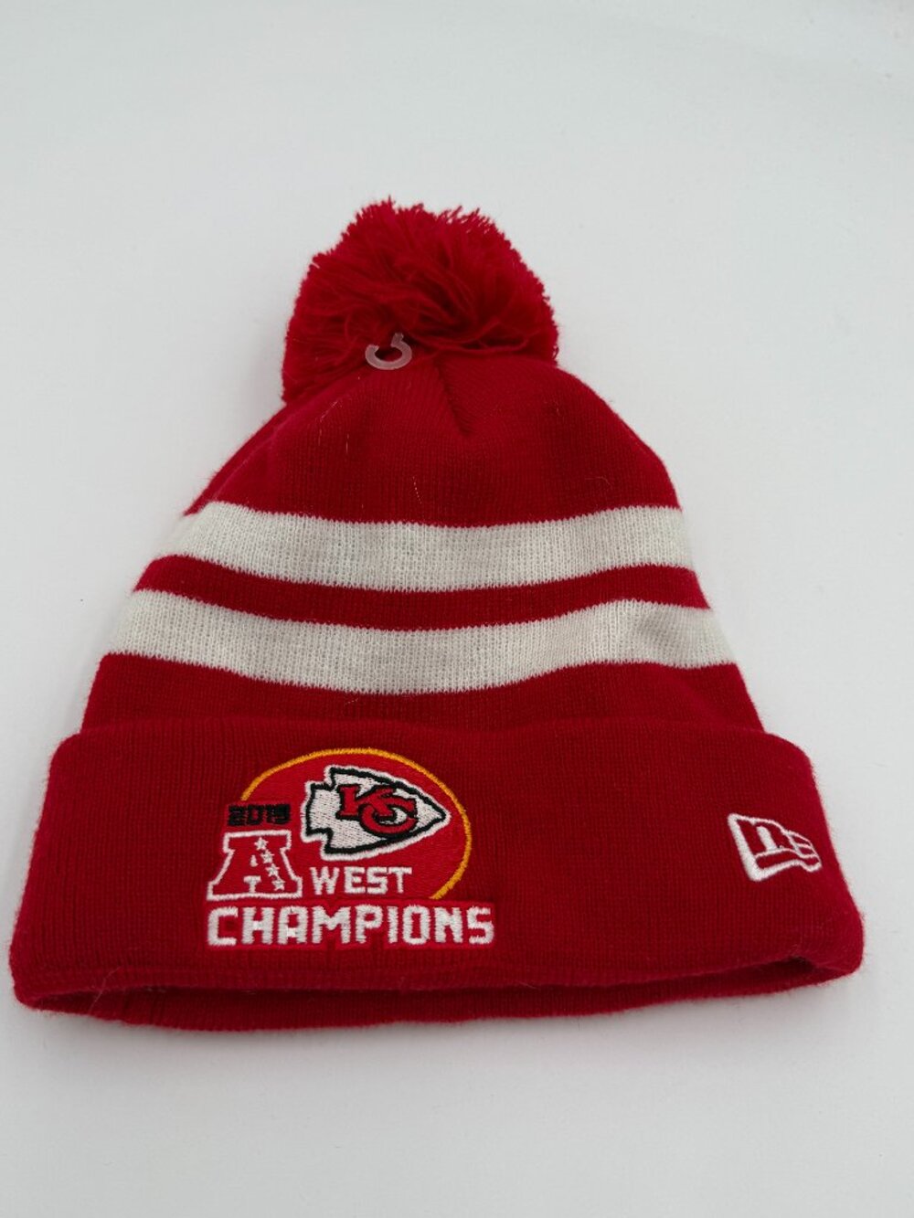 New 2019 New Era Kansas City Chiefs AFC West Champions Stocking Hat